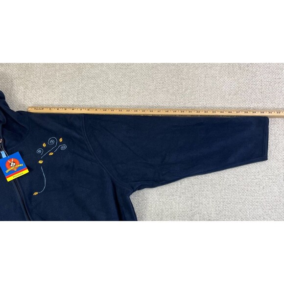 NEW Tweety Bird Hoodie Jacket Women's 26w/28w Fleece Blue Looney Tunes Vintage - Picture 9 of 10